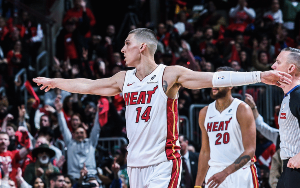 Miami Heat ante Chicago Bulls. / X: @MiamiHEAT