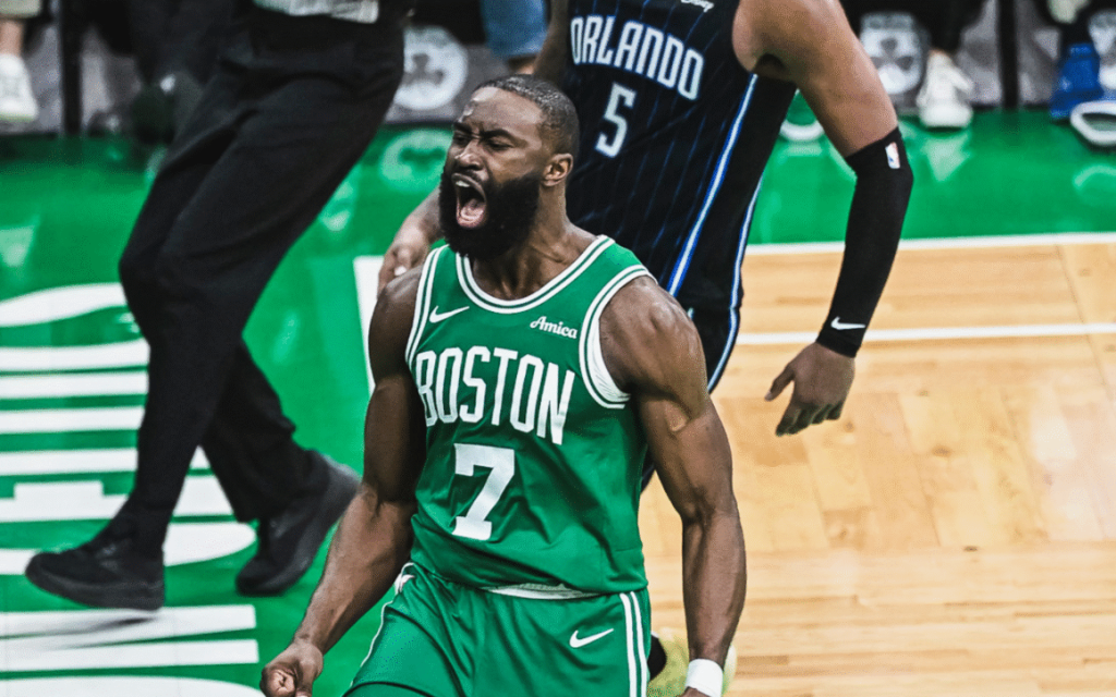Boston Celtics victoria ante Orlando Magic en los play-offs de la NBA. / X: @@celtics