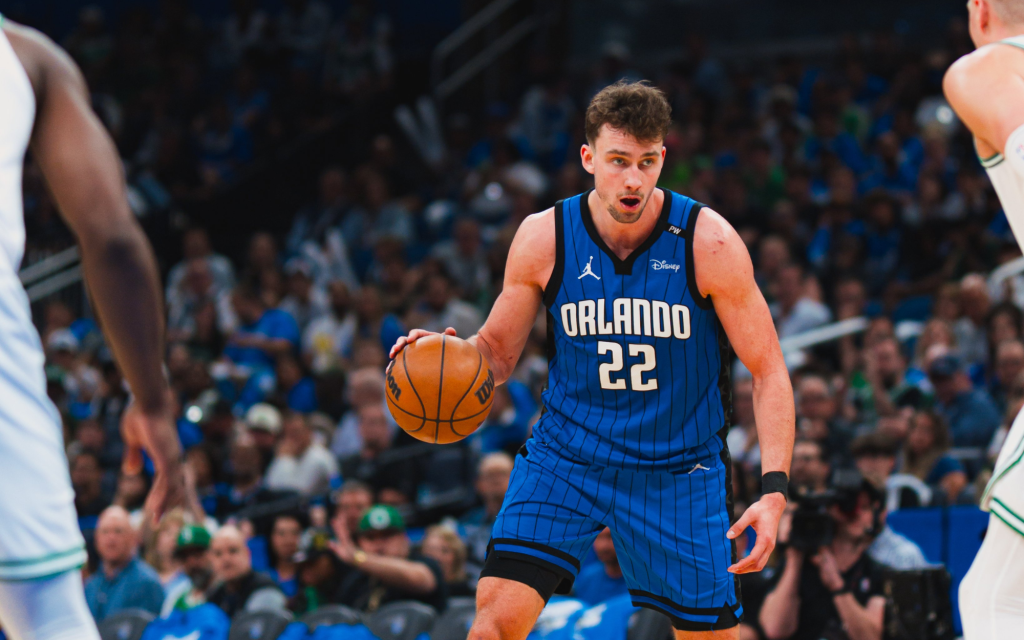 Orlando Magic ante Boston Celtics en la NBA. / X: @OrlandoMagic