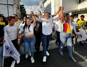 Negal Morales se inscribió a la gobernación con el compromiso "hambre cero" para Miranda