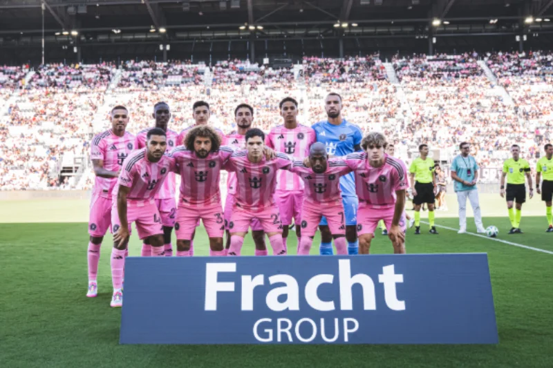 El once inicial del DT Javier Mascherano con el Inter Miami ante el FC Dallas en la MLS (Foto captura de pantalla X @InterMiamiCF)