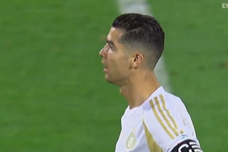 Al-Nassr de Cristiano Ronaldo se aleja del título en la Saudi Pro League. (Captura de pantalla)