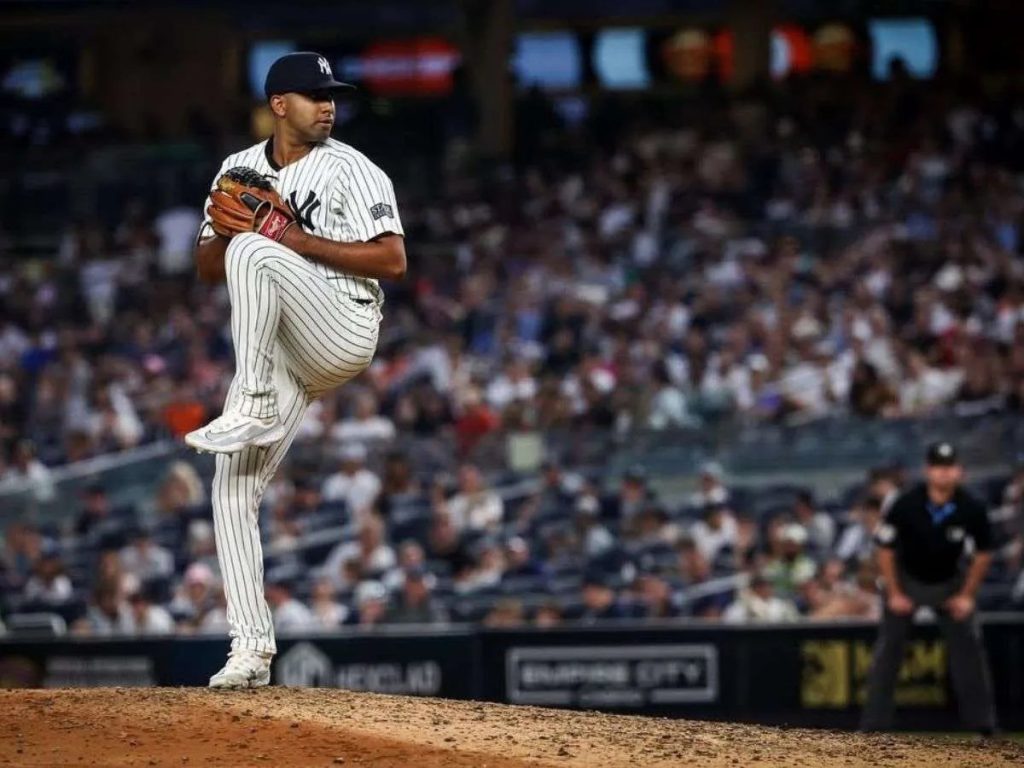 Yoendrys Gómez hizo de las suyas con Yankees