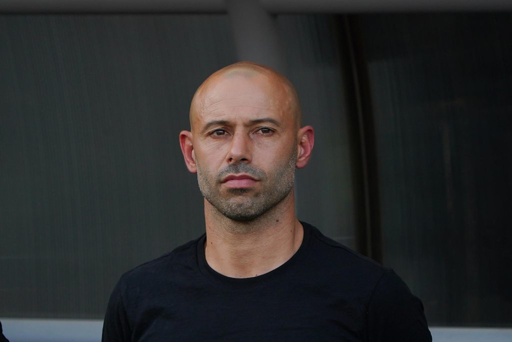 El entrenador del Inter Miami, el argentino Javier Mascherano. EFE/Eliécer Aizprua