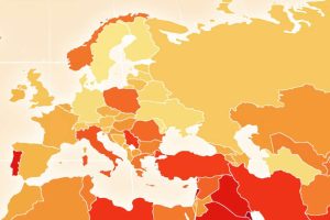 Hay países que no hacen tanto ejercicio como deberían, y este mapa expone a los más sedentarios