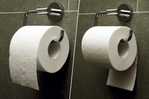 Solo hay una forma correcta de colocar el papel higiénico. Una patente acabó con el debate en 1891