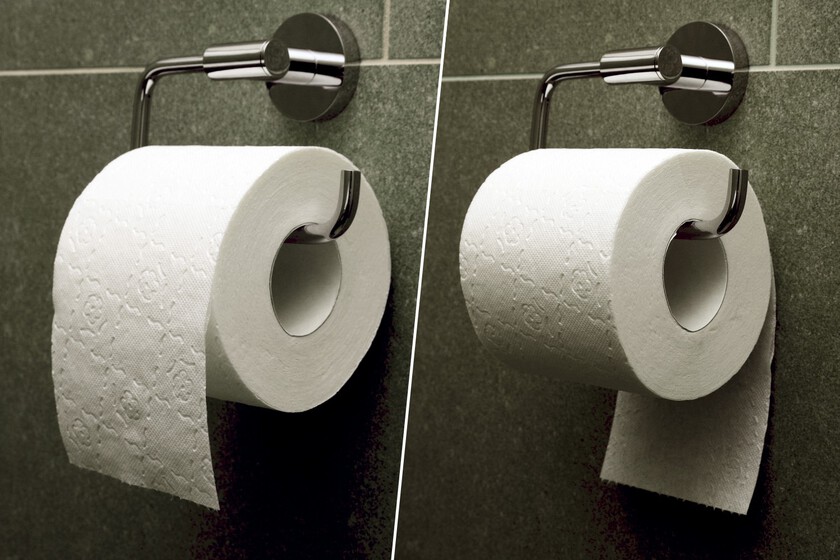 Solo hay una forma correcta de colocar el papel higiénico. Una patente acabó con el debate en 1891