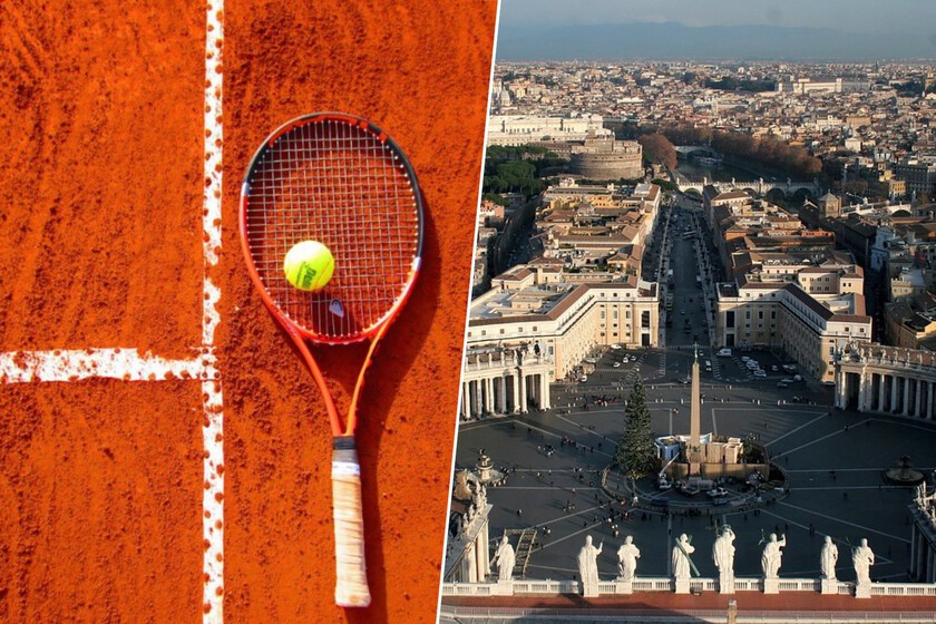 la cancha de tenis de sus excelencias