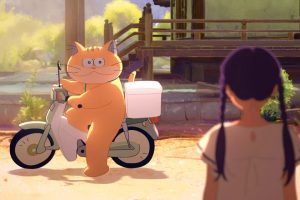 Anzu, gato fantasma (2024), crítica. Una encantadora aventura entre espíritus y demonios con un regustillo costumbrista que recuerda a Studio Ghibli