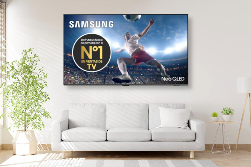 Carrefour derriba el precio de esta smart TV Samsung miniLED con 55 pulgadas, Alexa y Dolby Atmos