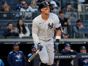 Aaron Judge con un primer mes colosal en la Liga Americana