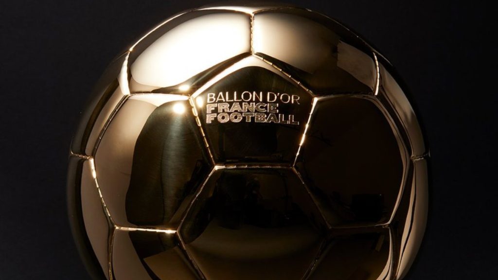 Foto de archivo del Balón de Oro.