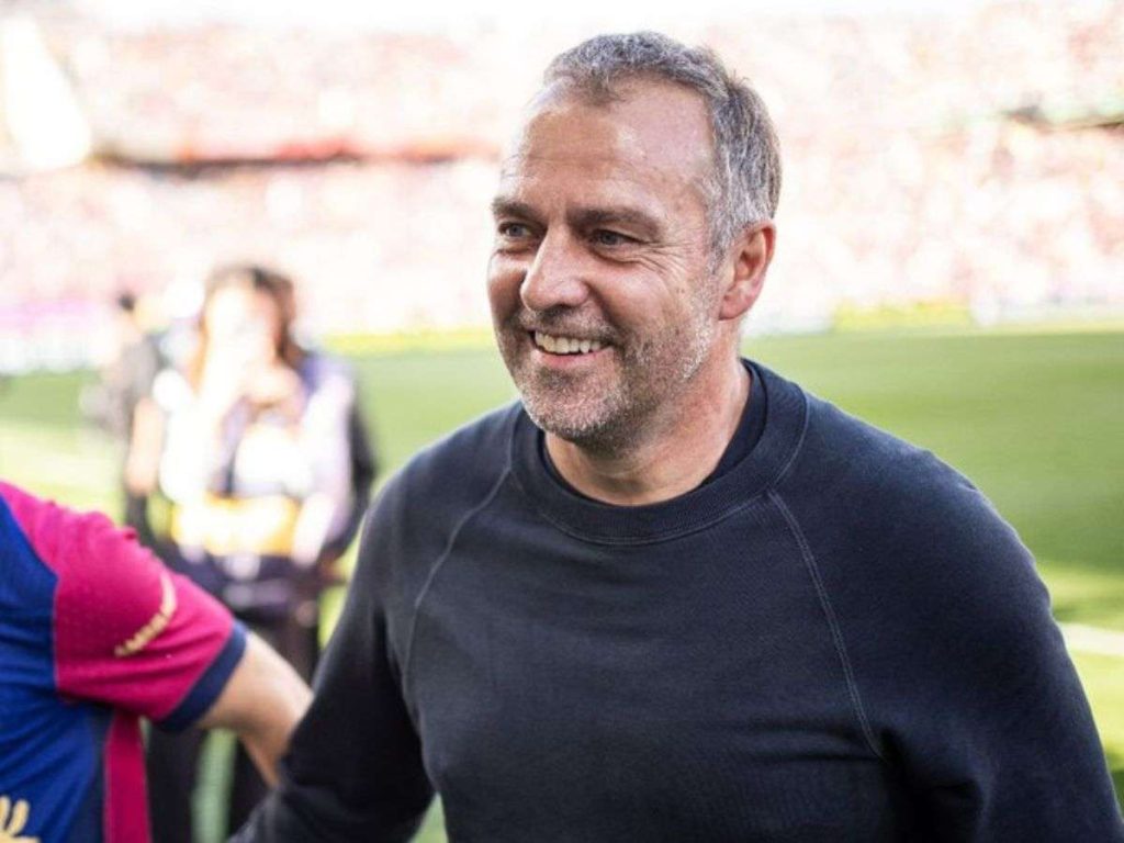 El Barcelona ya planea la renovación de Hansi Flick