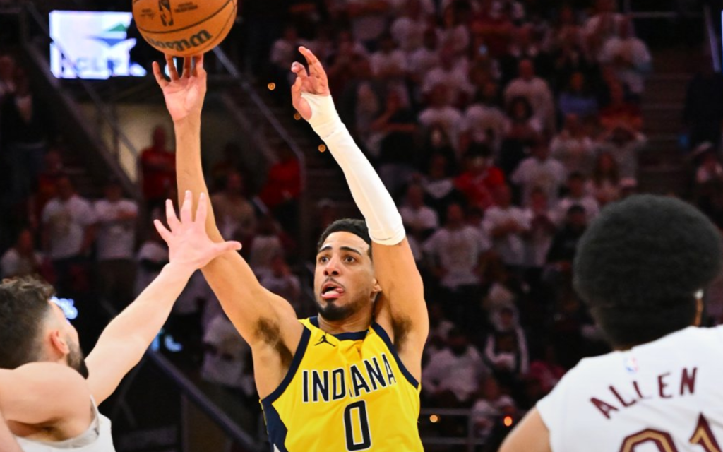 Indiana Pacers ante Cleveland Cavaliers en los playoffs de la NBA. / X: @Pacers