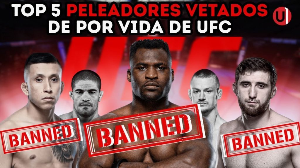 VIDEO Top 5 peleadores VETADOS de por vida de UFC